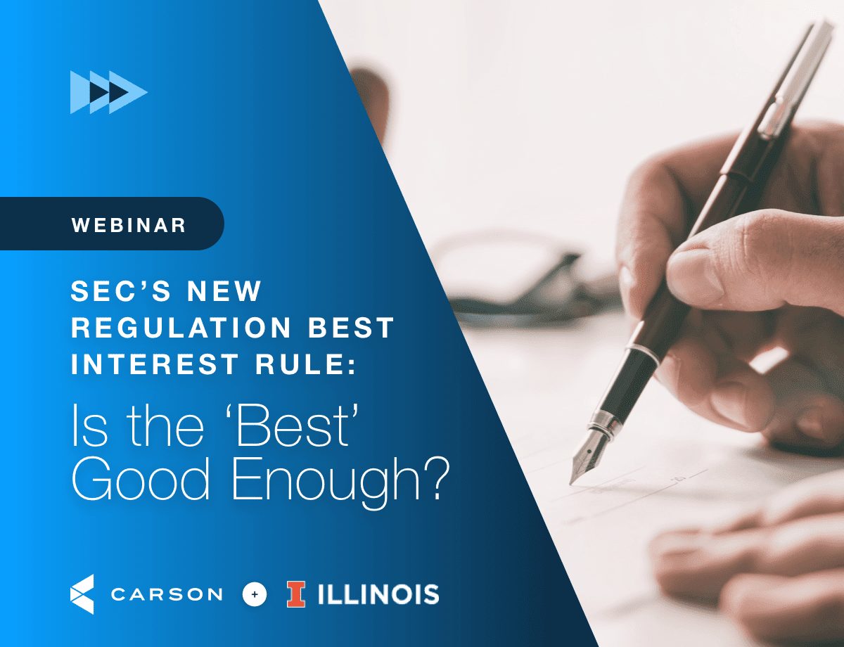 SEC’s New Regulation Best Interest Rule: Is the ‘Best’ Good Enough?