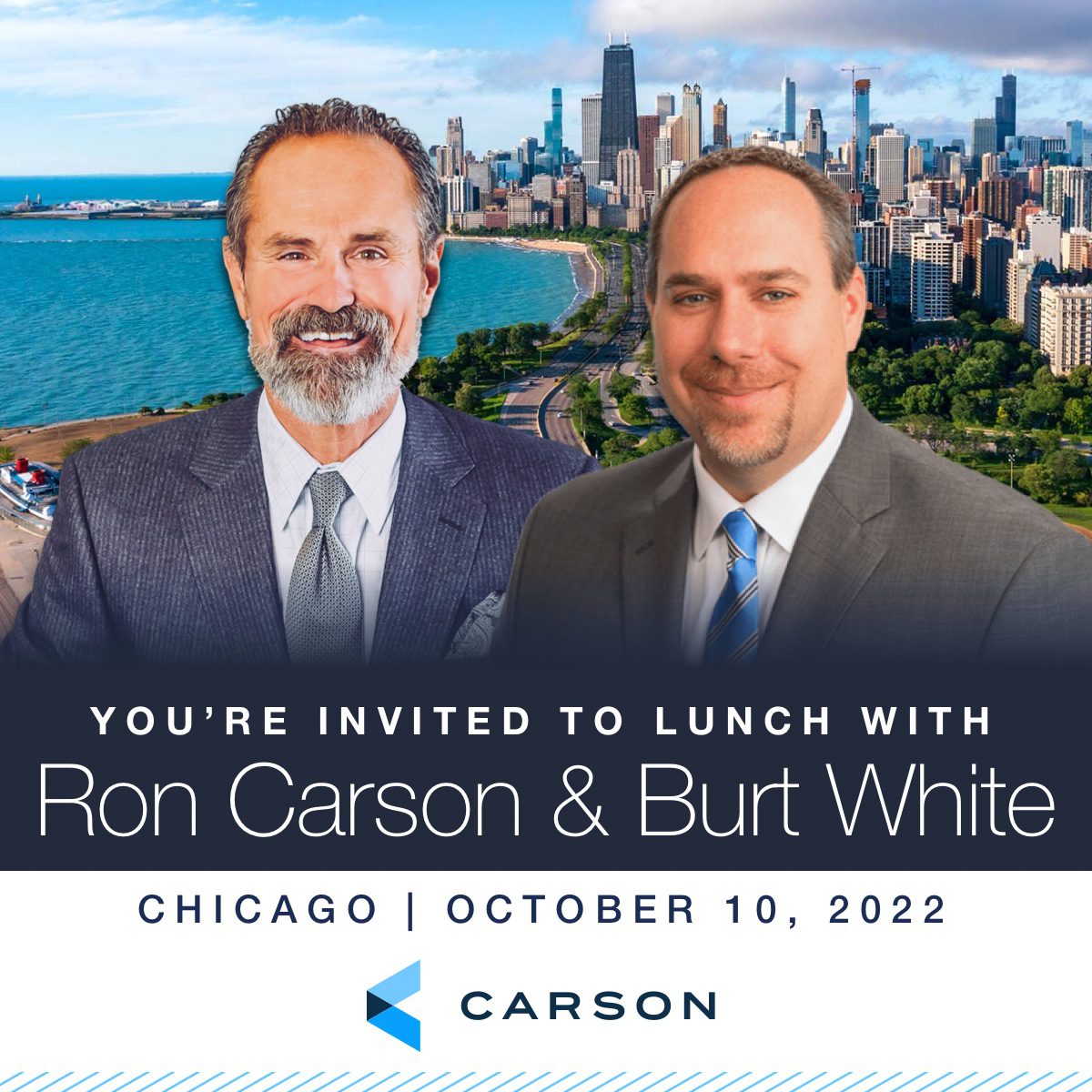 Join Ron Carson and Burt White for Lunch in Chicago