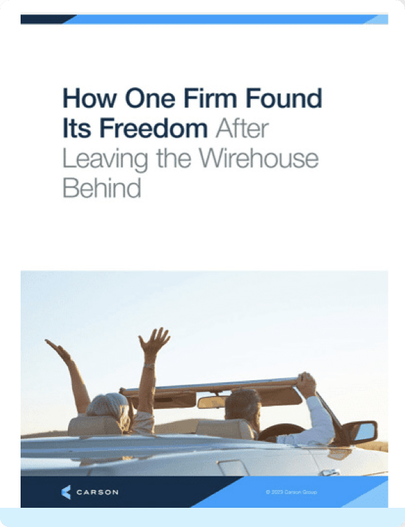 How One Firm Found Its Freedom After Leaving the Wirehouse Behind
