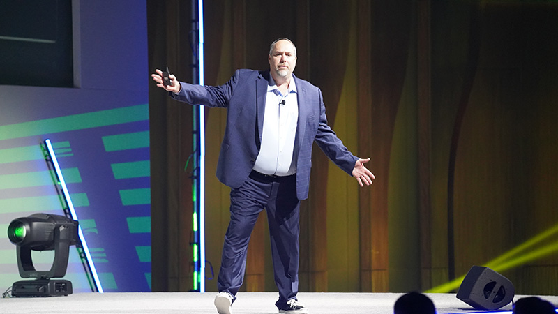 Burt White speaks at Partner Summit 2023