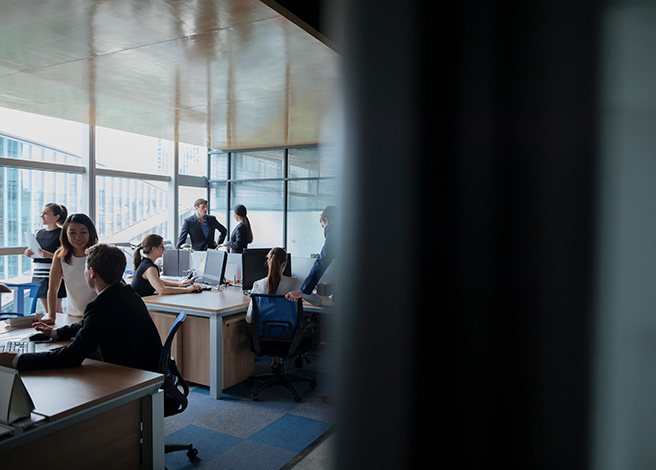 Business People Working in Office