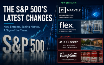 The S&P 500’s Latest Changes: AI In, Consumer Out