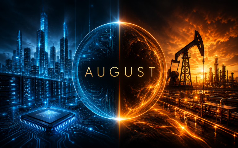 Tech and Energy Won Together in August, a First for 2026