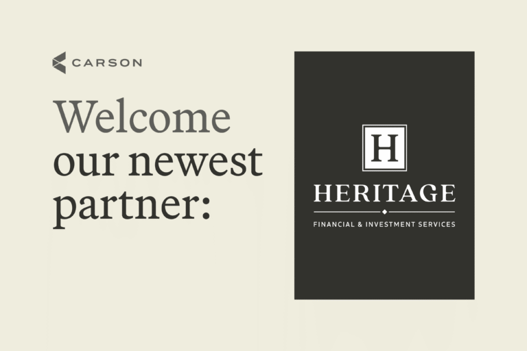 Carson Group Welcomes Heritage Financial to Independent Advisor Channel